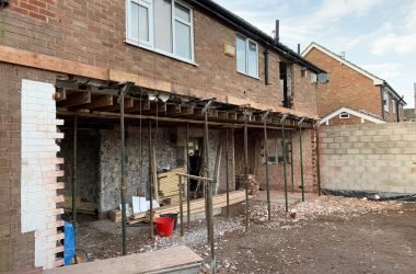 “Load-bearing structural work completed for a residential property in Northern Ireland”