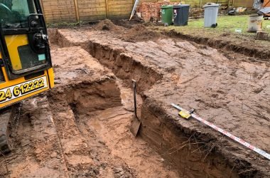 groundworks-foundations-domestic-build-derry.jpg Groundworks and concrete foundations prepared for a domestic building project in Derry, Northern Ireland